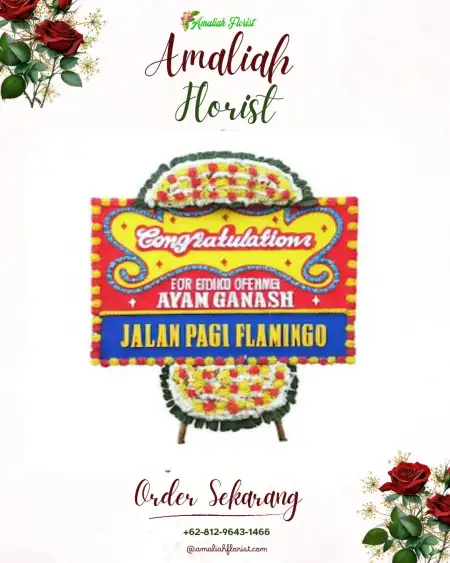Sewa Papan Bunga Padang Besi